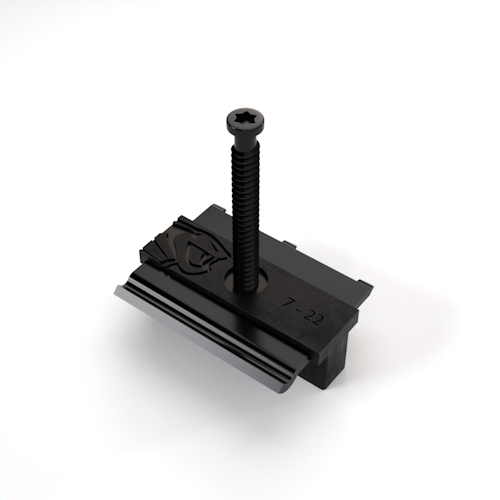 COBRA FASTENER Cobra HYBRID Clip7-22 - 90 Clips inkl. Schrauben & Bit für Bambus