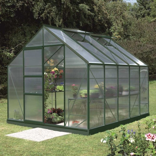 Vitavia Gewächshaus Merkur 8300 inkl. 2 Dachfenstern - 8,3 m²