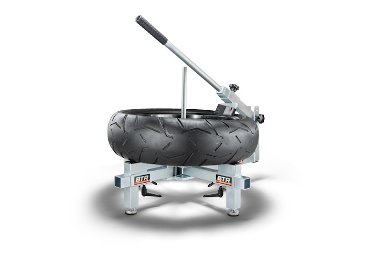 BTR Reifenmontiergerät EVO2® Set für BMW Einarmschwingen mit 5-Loch-Felge