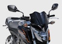 Vorschaubild ERMAX Naked-Bike-Scheibe Sport Acrylic durchsichtig Schwarz getönt für HONDA CB650F