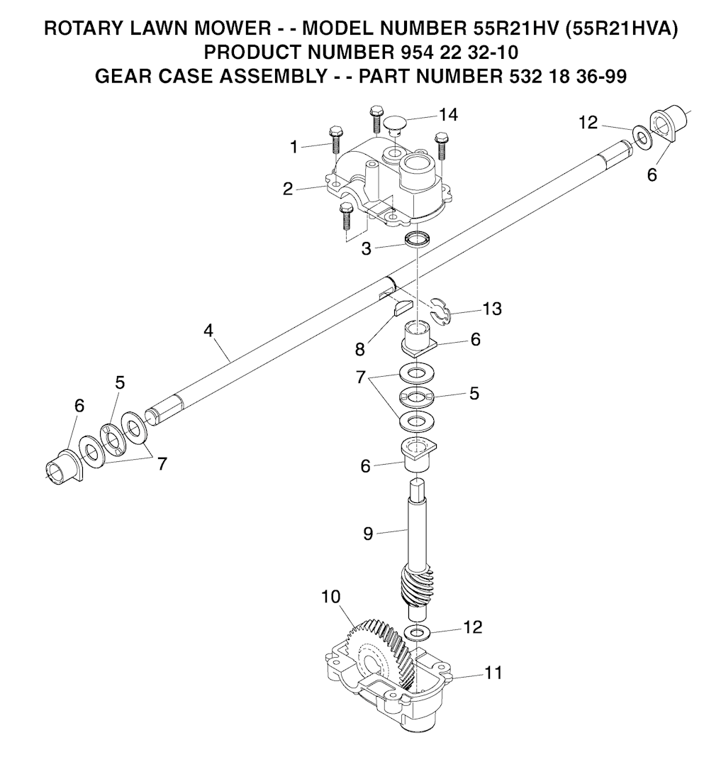 Explosionszeichnung Ersatzteile