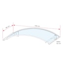 Vorschaubild Gutta Bogenvordach BV Secco