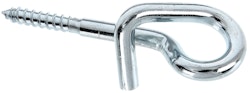 Alberts® Schaukelhaken mit Holzschraube galv. blau verzinkt zum Einschrauben L 160 mm 