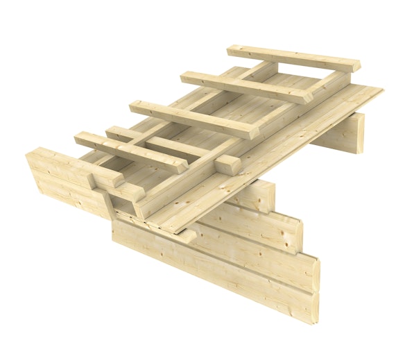 Skan Holz 45 mm Gartenhaus Lugano 2