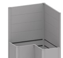 Biohort Sichtschutz für Pflanzbeet Belvedere und Hochbeet mit L-Form (2 Stück; für Gr. L100, L150, L200)