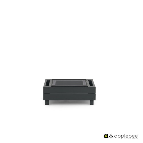 Apple Bee Lounge MIX & MATCH Single Modul 72 x 72 cm, Aluminium Anthrazit - Auslaufartikel