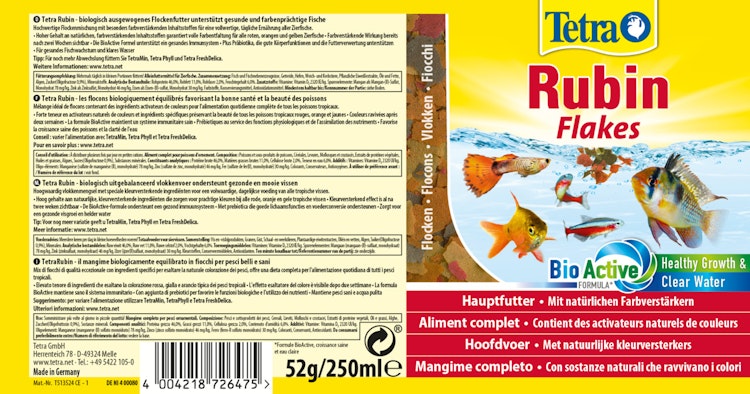 Tetra Rubin Flakes