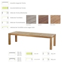 Vorschaubild Diamond Garden Tisch CHATEAU 300 x 100 cm, Recycled Teak