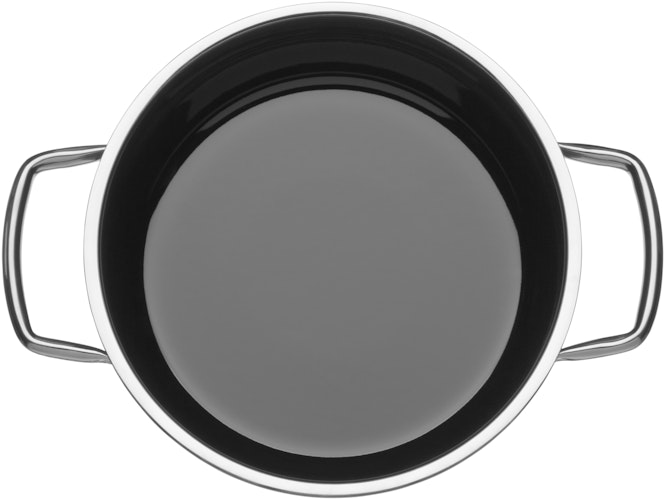 WMF Fusiontec Mineral Fleischtopf mit Glasdeckel, 20 cm, Platinum