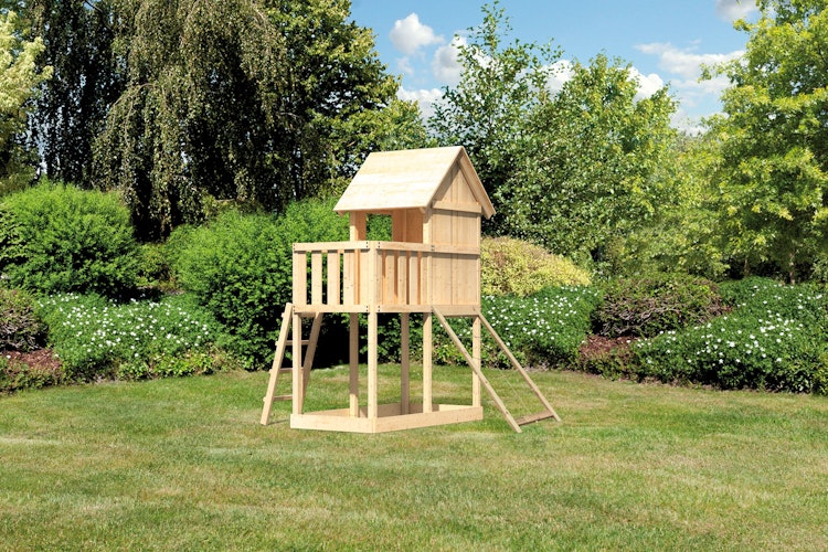 Akubi Stelzenhaus Frieda mit Netzrampe