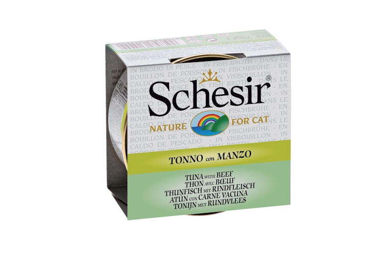 Schesir in Kochbrühe 70g Dose Katzennassfutter