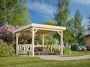 Vorschaubild Palmako Carport/Pavillon Connect Lenna 8,3 m² Set 301 mit Geländer