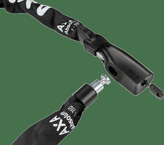Axa Kettenschloss Absolute 150 cm schwarz