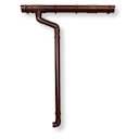 Vorschaubild Kunststoff Dachrinnenset für Weka Doppelcarport 618 Gr. 1/2/3