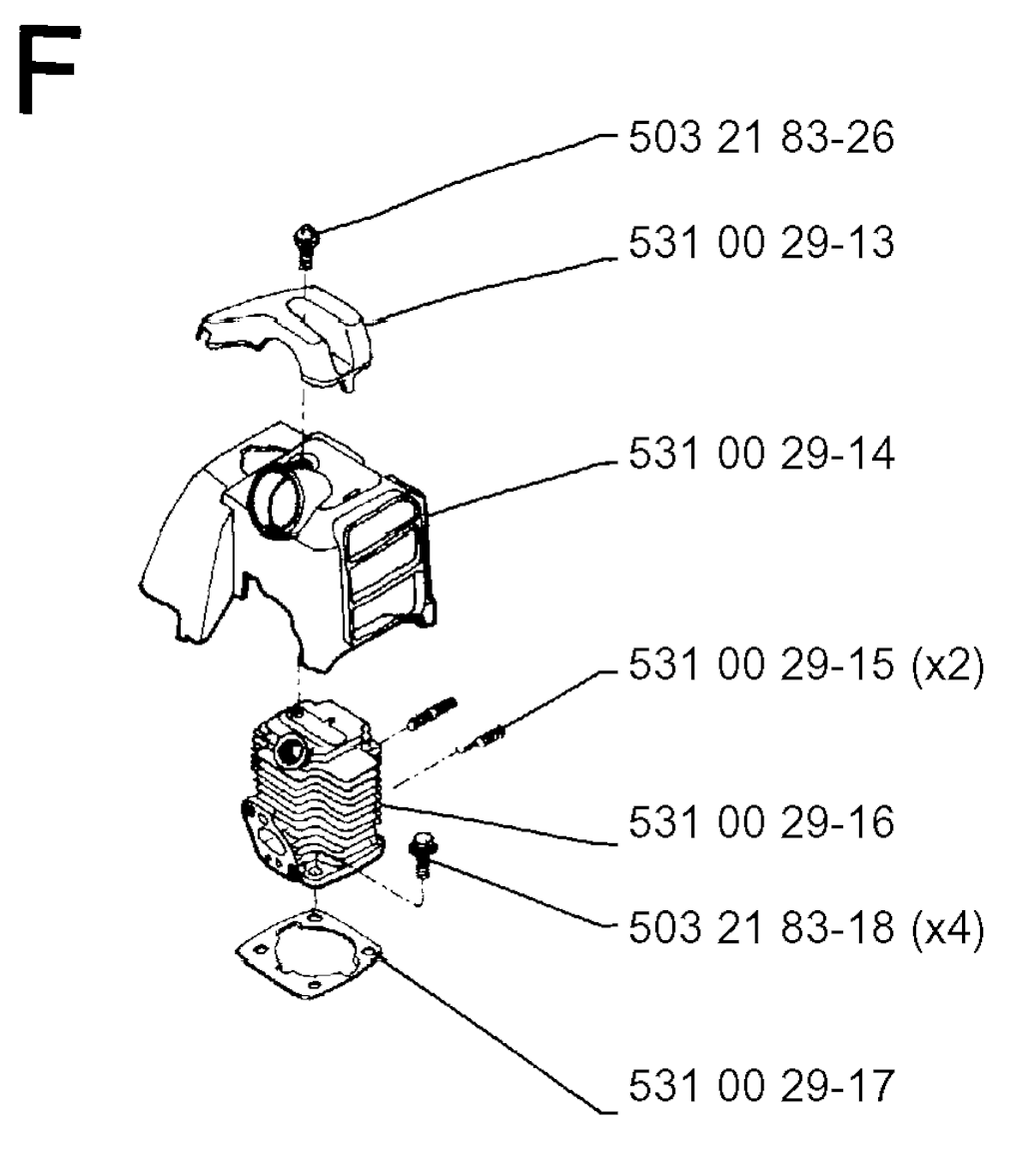 Explosionszeichnung Ersatzteile