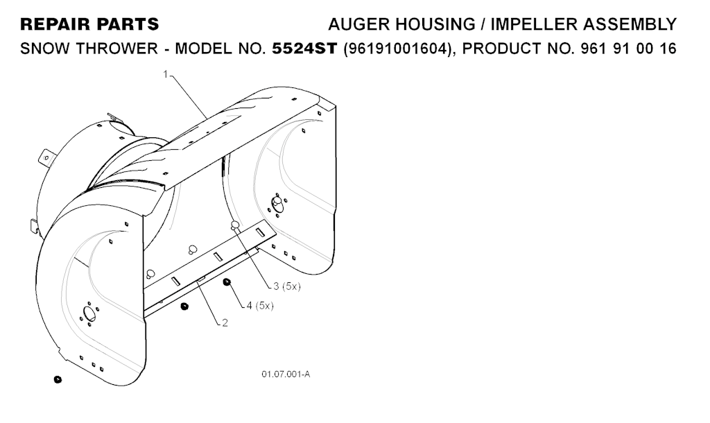 Explosionszeichnung Ersatzteile