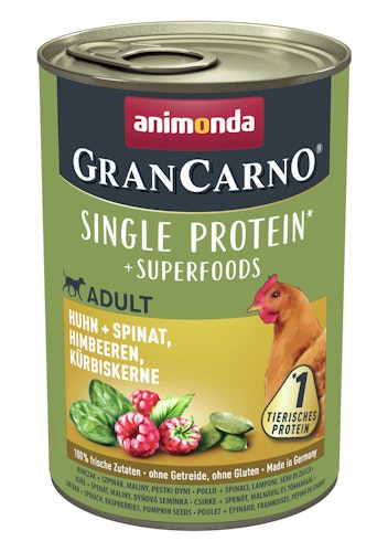 animonda Gran Carno Superfoods 400g Dose Hundenassfutter