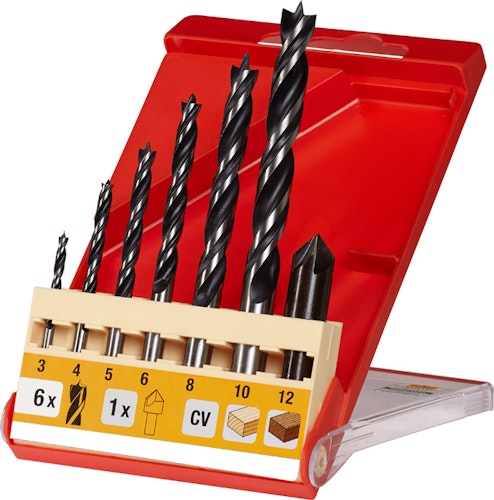 kwb Holzbohrer CV Kass 3-10 7-tlg 514200