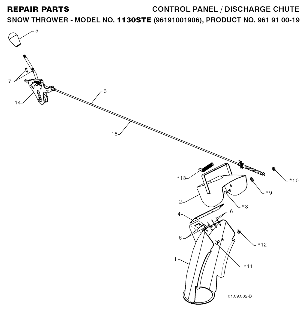 Explosionszeichnung Ersatzteile