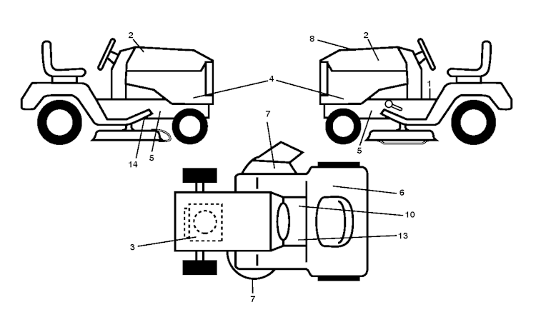 Husqvarna Gartentraktoren 96051000100 CT 153