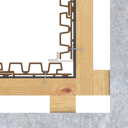 Vorschaubild Fiberdeck WEO F-Profil Alu 65 x 80 x 3000 mm