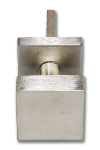 Griffwerk Wechselgarnitur CARLA Square-Edelstahl matt-Klipptechnik