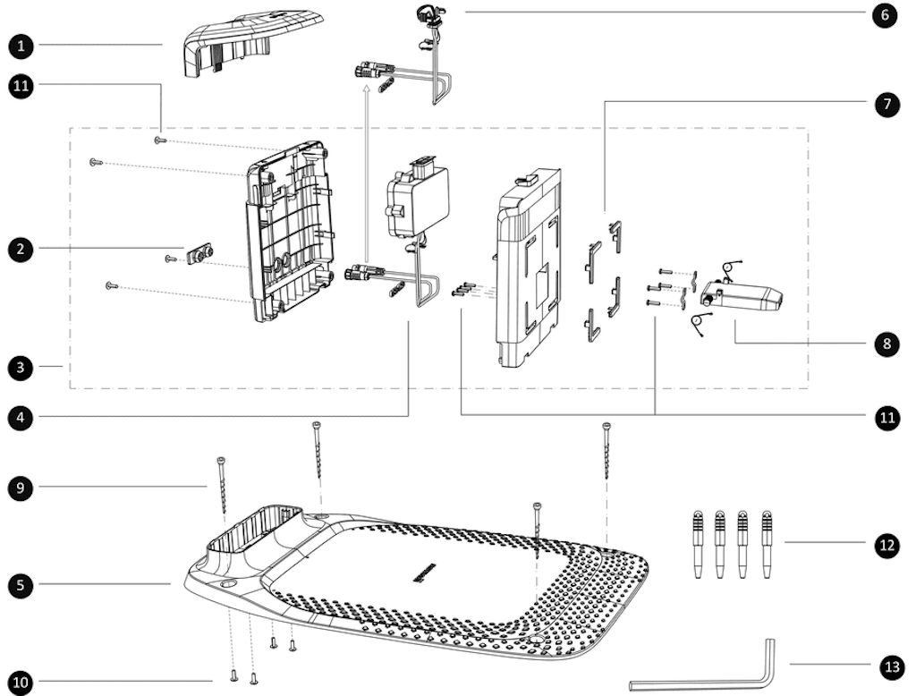 Explosionszeichnung Ersatzteile