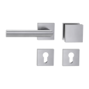 Vorschaubild Griffwerk Wechselgarnitur OVIDA Quattro Edelstahl matt - Klipptechnik
