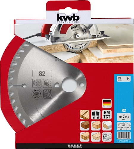 kwb Hk-Sägebl.HM Ø216x2,8x30 Z48 588265