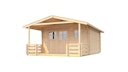 Vorschaubild Weka 28 mm Gartenhaus 111 B mit Vordach und Terrasse (200 cm)