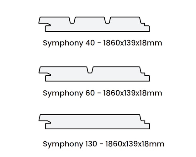 FelixWood® Fassade Symphony 60 Thermo Bambus - 1860 mm