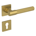 Vorschaubild Griffwerk VAYA 136 ARIS fast2fix Fast2Fix Rosetten eckig Profilzylinder Gold matt