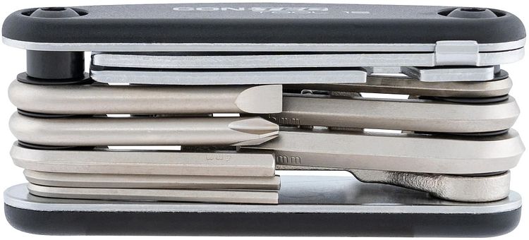 CONTEC Multifunktionswerkzeug Tool 15 schwarz/silber