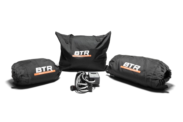 BTR Motorrad Reifenwärmer - Set, Digital, 17 Zoll