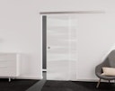Vorschaubild Griffwerk Glasschiebetür (ESG) VISION 560 ESG PURE WHITE matt 935x2058x8mm