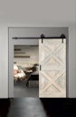 Vorschaubild INDO Barndoor Teak Colored IBDJT210100W White washed