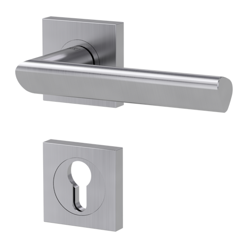 Griffwerk Türgriff TRI 134 - Schraubtechnik, eckig, Edelstahl matt