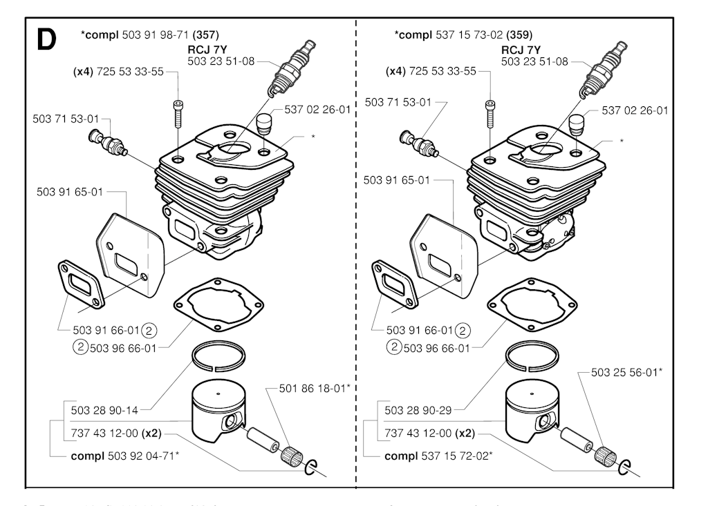 Explosionszeichnung Ersatzteile