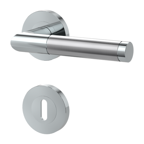 Griffwerk Türgriff LOREDANA PROFESSIONAL Schraubtechnik GK3 - Edelstahl poliert/matt