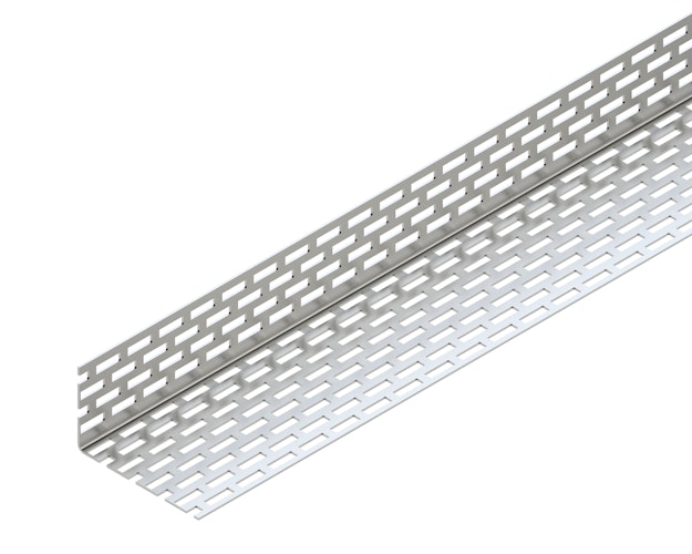 OSMO Fassade ZUB Alu Lüftungswinkel  0,8 mm beidseitig Lochung 92/185 cm²/lfm VE 1 Stk.