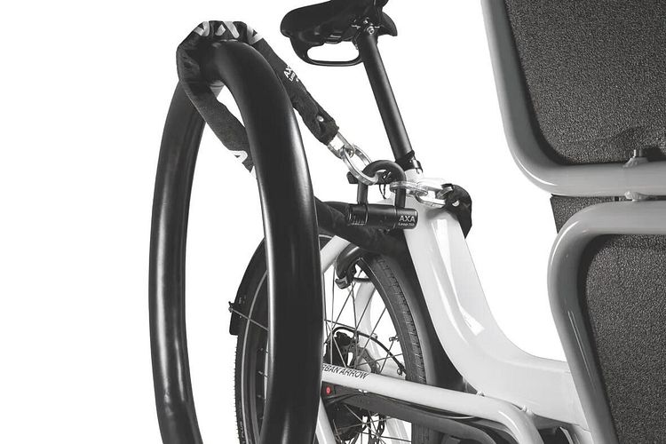 Axa Kettenschloss Loop 110 cm schwarz