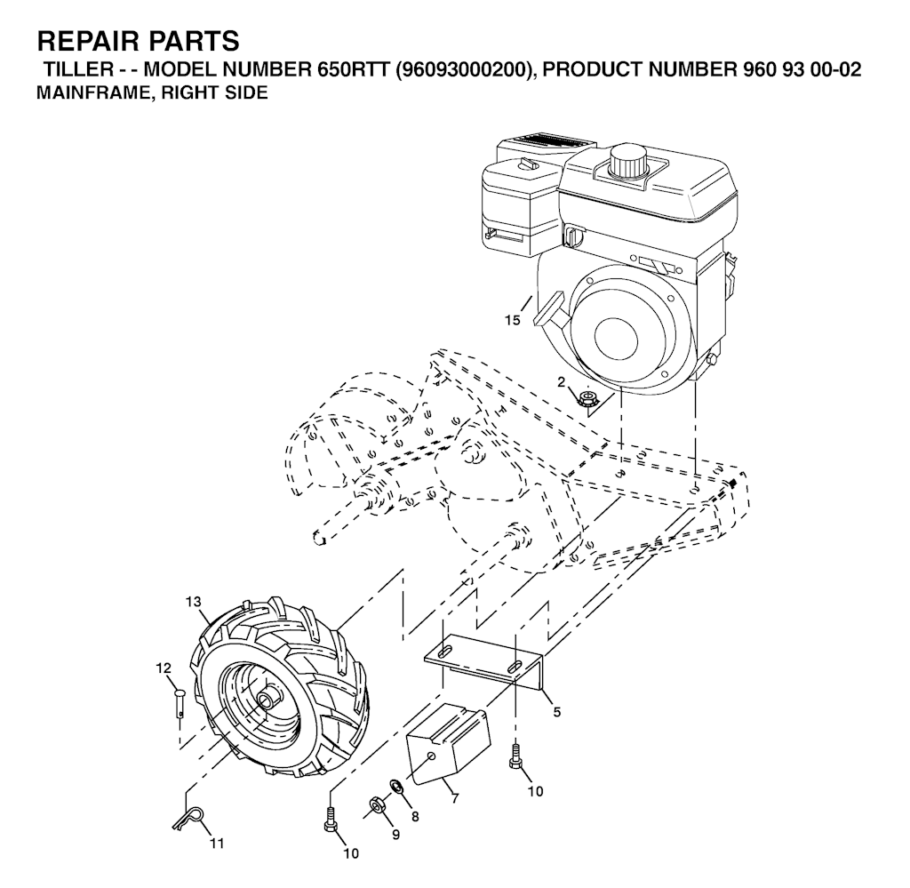 Explosionszeichnung Ersatzteile