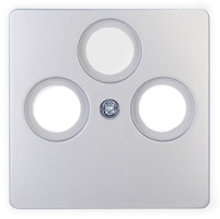 Kopp Antennenabdeckung TV/RF/SAT PARIS silber