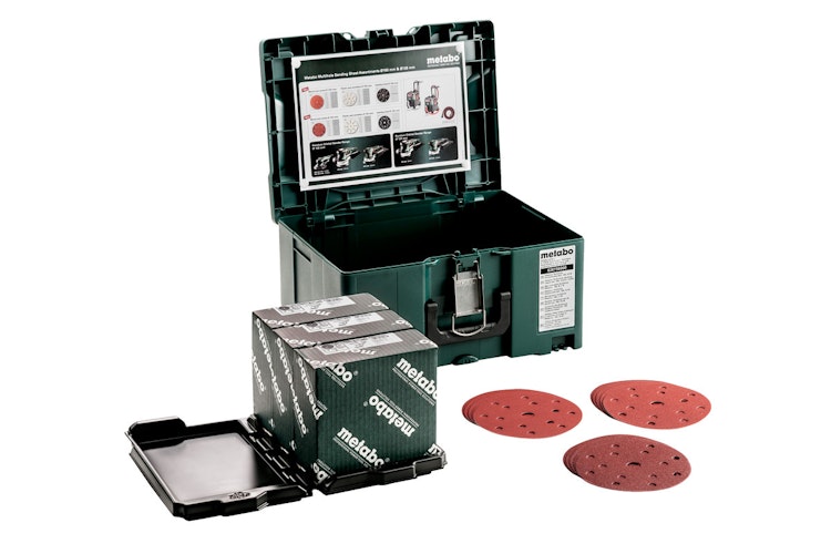 Metabo Metaloc Schleifmittel-Set "multi-hole"Ø 150 mmSerie "professional"für Holz + Metall