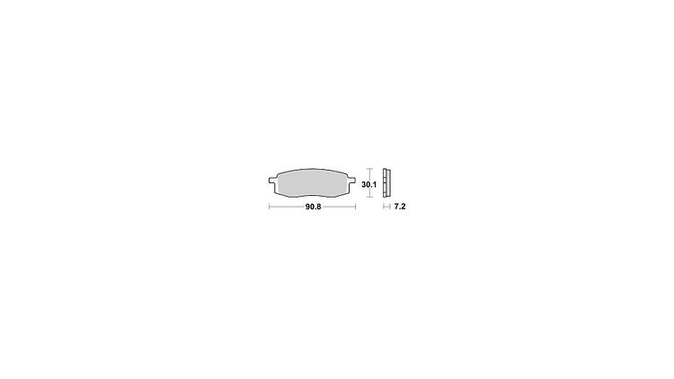 TRW Bremsbelag MCB 549 mit Zulassung