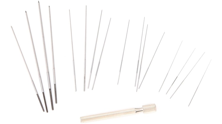 Stahlwille Düsenreibahle 16-teilig, Größen 0, 33 / 0, 40 / 0, 45 / 0, 50 / 0, 60 / 0, 70 / 0, 75 / 0, 80 / 0