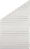 T&J LIGHTLINE Kunststoff Zaunelement Ecke links 900 x 1500/900 mm, weißZubehörbild
