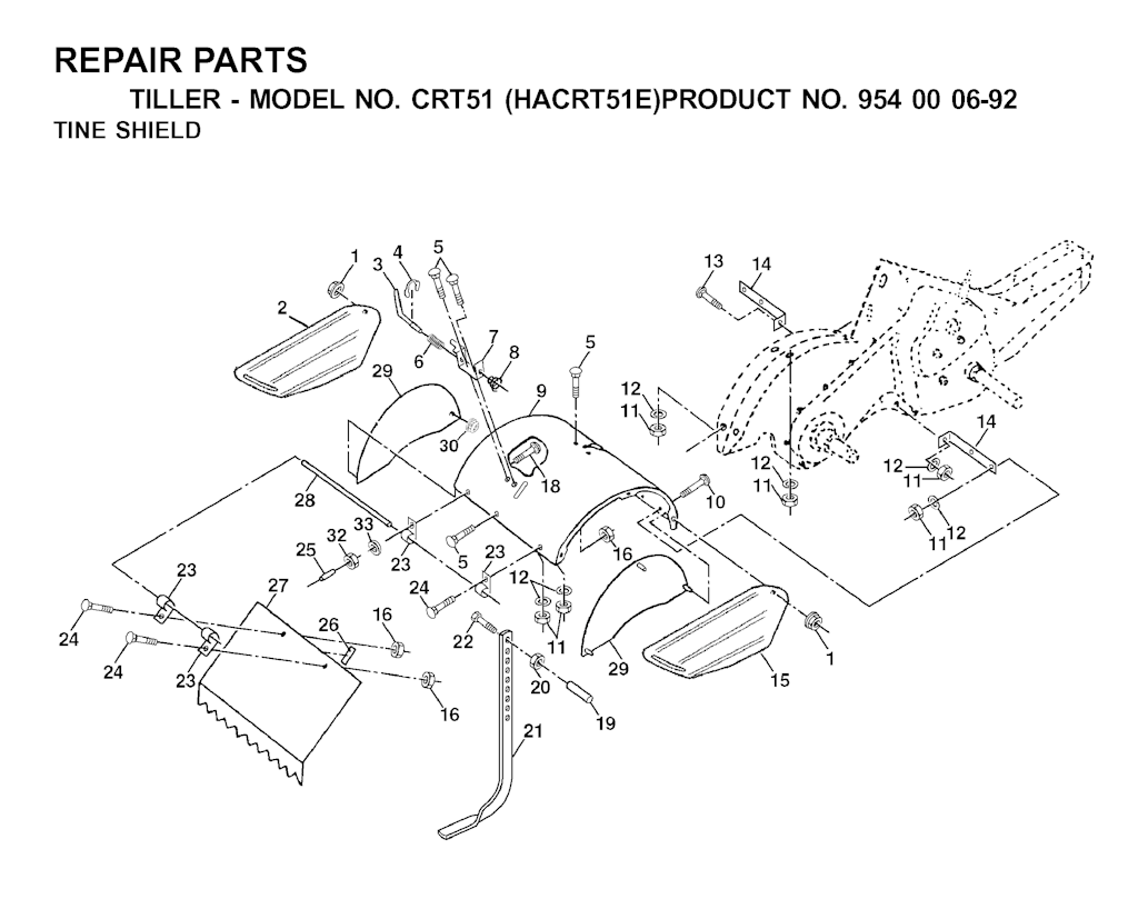 Explosionszeichnung Ersatzteile