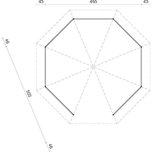 Palmako Pavillon Betty 18,0 m²
