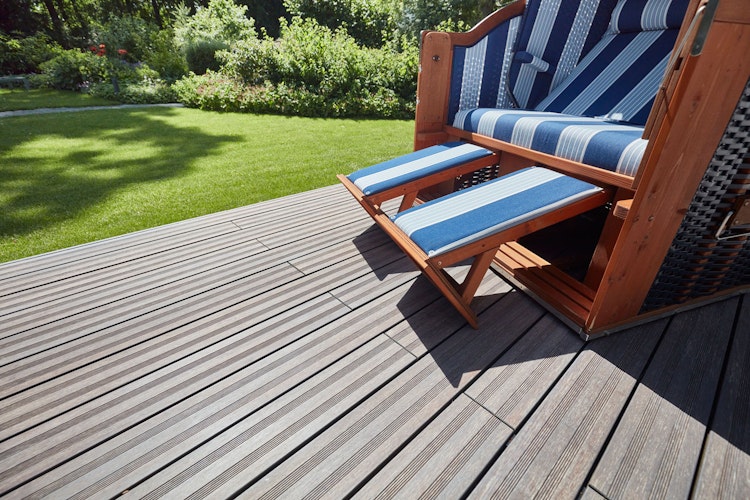 aMbooo Terrassendiele Bambus PRIMAVERDE in White Oak